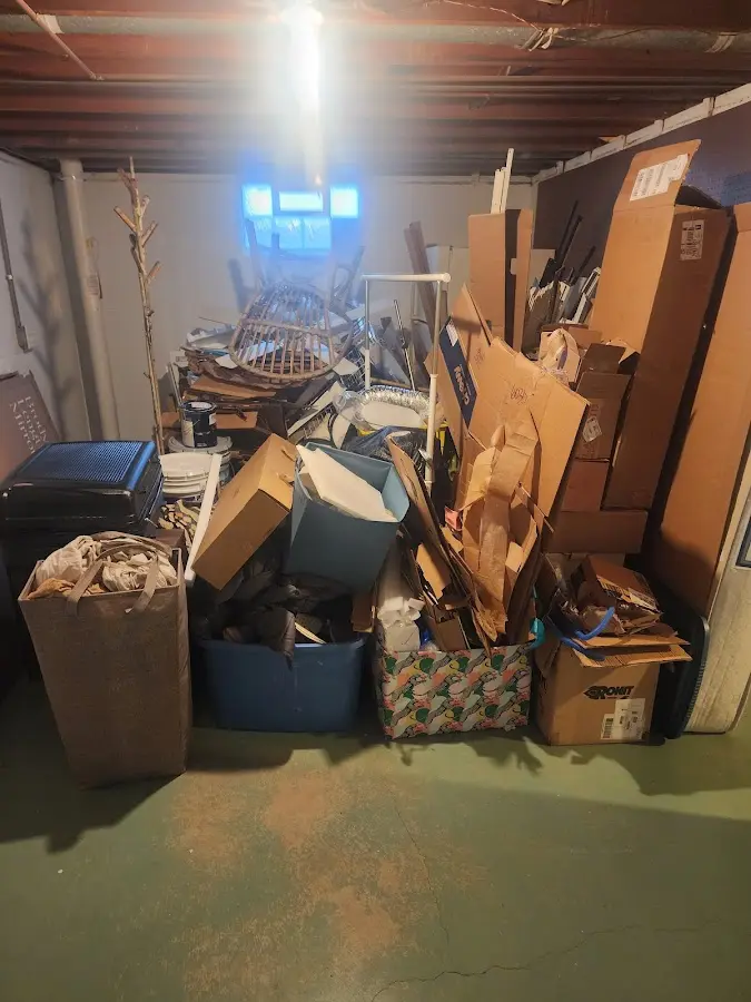 Roll-off dumpster container at job site for Construction Dumpster Rental in San Tan Valley